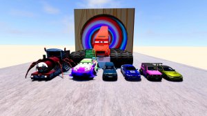 МУЛЬТИКИ ПРО МАШИНКИ ЦВЕТНЫЕ МАШИНКИ ПРОТИВ МОНСТРА