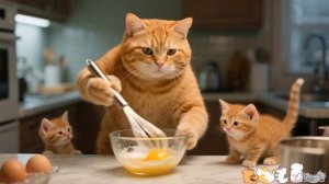 Один день из жизни мамы-кошки и ее котят 💖 (Предупреждение Может довести Вас до слез)