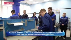 35% ЖИТЕЛЕЙ КАМЧАТКИ СЧИТАЮТ, ЧТО СРЕДНЕЕ ПРОФЕССИОНАЛЬНОЕ ОБРАЗОВАНИЕ НУЖНО ПЕРЕИМЕНОВАТЬ•НОВОСТИ