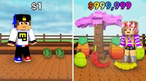 МОЙ ДРОН снял GROW A GARDEN в МАЙНКРАФТ НУБ И ПРО ЭВОЛЮЦИЯ ВИДЕО MINECRAFT Евгенбро