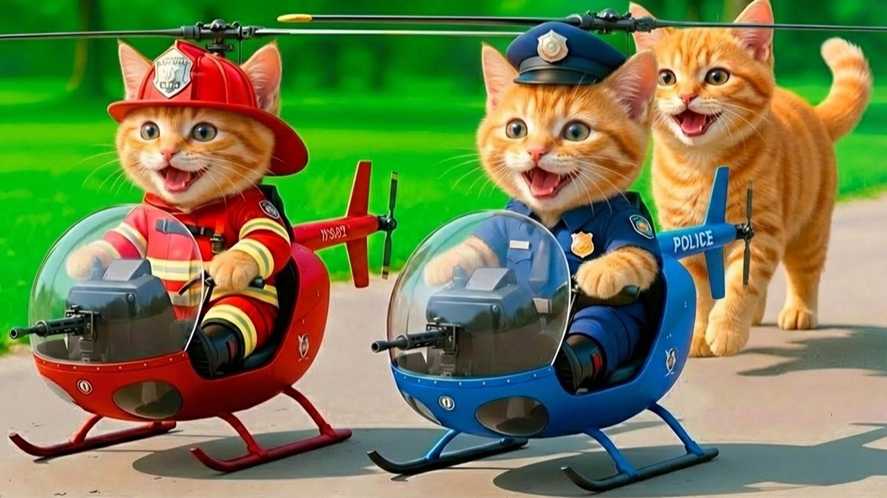 КОТЯТА ДЛЯ ДЕТЕЙ БОЛЬШАЯ ПОГОНЯ НА СПОРТКАРАХ РАДИ МАМЫ КОШКИ СИНИЙ ТРАКТОР смотреть онлайн