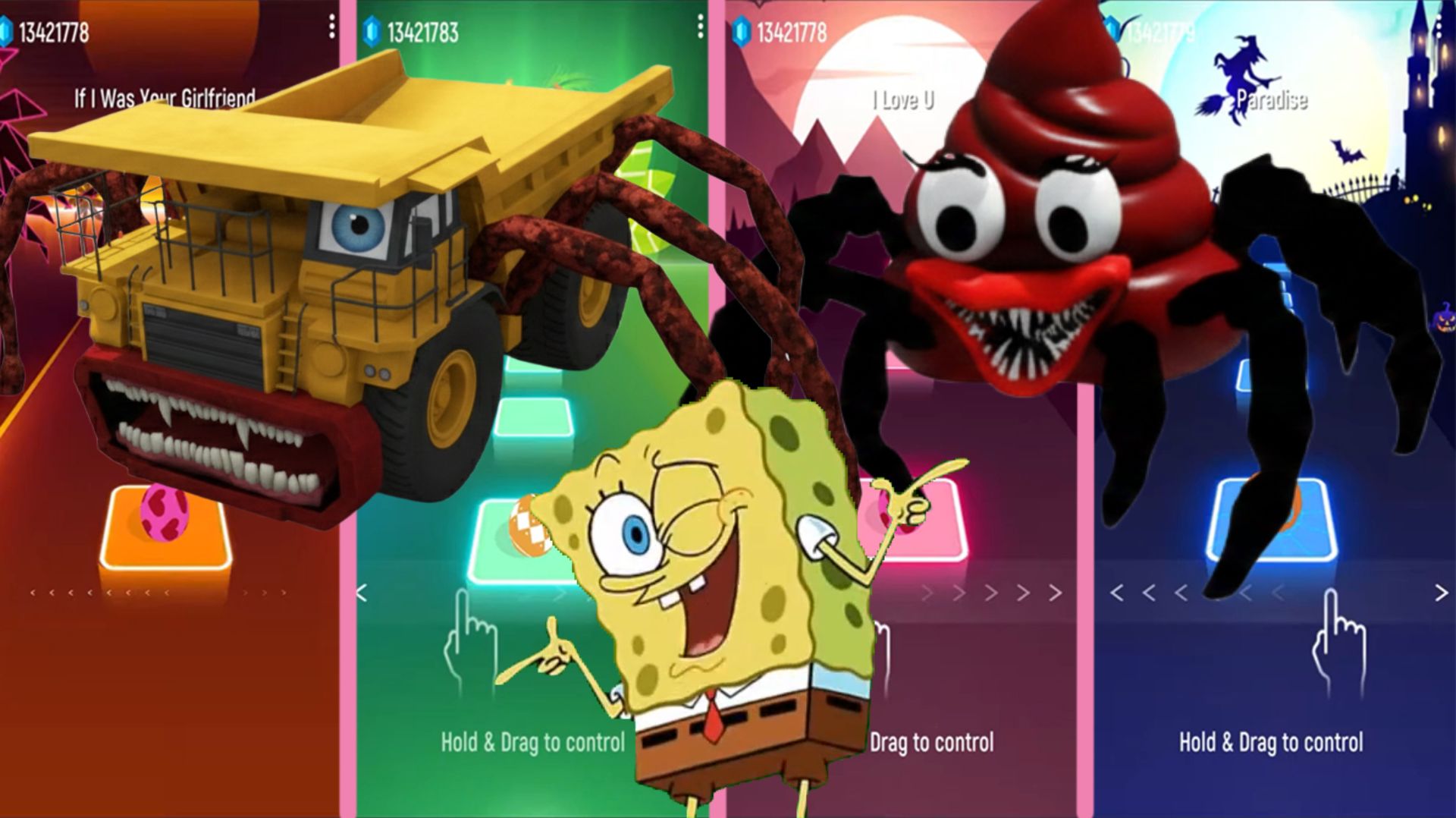 Monsters COFFIN DANCE & TILES HOP Ep. 4 смотреть онлайн