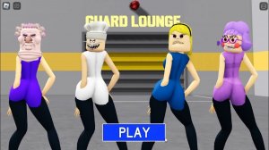 Девушка сбежала из тюрьмы! Обби роблокс