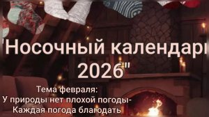 СП "Носочный календарь 📅 2026"/Февраль/Носки жаккардом