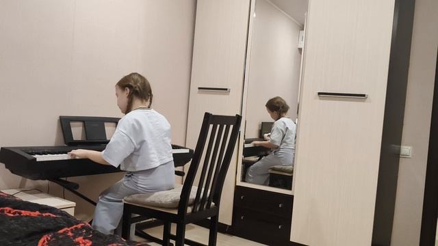 Фонтан под дождём