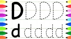 Английский алфавит для детей/Английская буква D/
