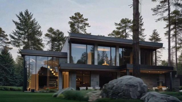 Современный дом «WOODLAND»