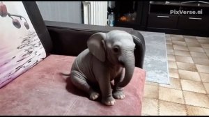 Мой пёс превратился в слонёнка/Нейросеть/Жизнь в провинции /Россия 🇷🇺