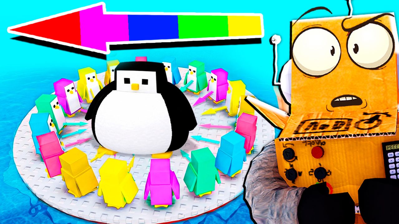 НОКАУТ НО Я ВСЕГДА ИСПОЛЬЗУЮ МАКСИМАЛЬНУЮ СИЛУ ПИНГВИНОМ ПРОТИВ ИГРОКОВ РОБЛОКС! ROBLOX смотреть онлайн