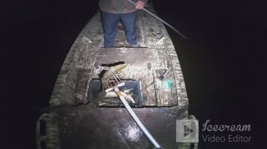 наколол рыбы на ОСТРОГУ.как дед учил-прямо с лодки!