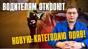 Водителям откроют новую категорию прав: первое чтение!