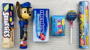 Вкусные сладкие леденцы и конфеты и баблгамы. Успокаивающее видео