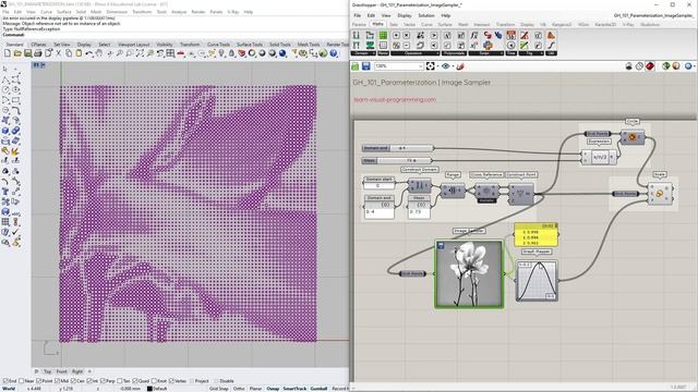 Grasshopper 101 Parameterization #05 Image Sampler Introduction смотреть онлайн