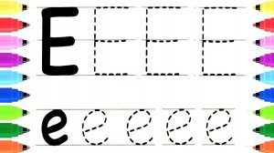 Английский алфавит для детей / Буква E / Учим английские буквы