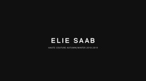 Показ женской коллекции Elie Saab осень-зима 2018-2019