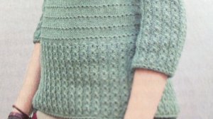 Полуажурный узор с косами