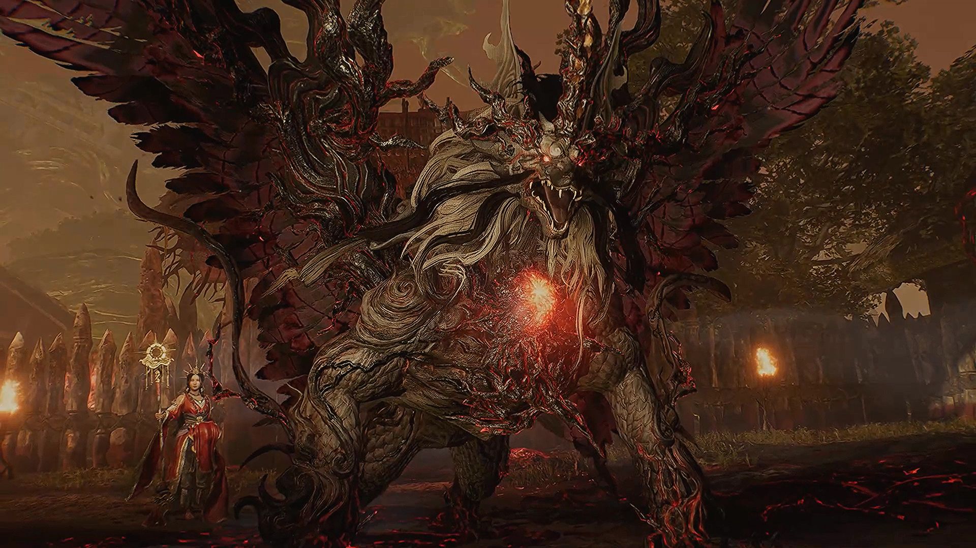 Nioh 3 Кусанаги. Дева в красном