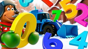 ТРАКТОР и ЦИФРЫ Мультики  для малышей   Супергерой медведь Кулакас! #сезонконтентаRUTUBE
