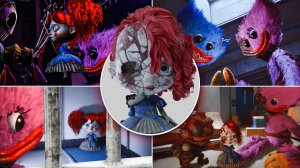 Все Сцены Поппи и Кисси Мисси - Poppy Playtime Глава 5