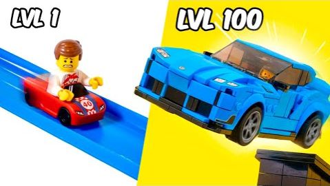 ЛЕГО УРОВЕНЬ 1–100. Гонки на машинках LEGO... смотреть онлайн