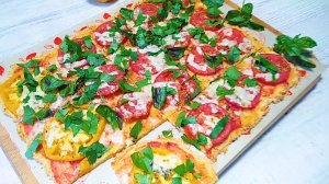 Тесто без глютена для Пиццы. ПИЦЦА.