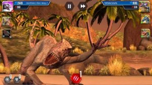 Играем в игру Jurassic World:The Game