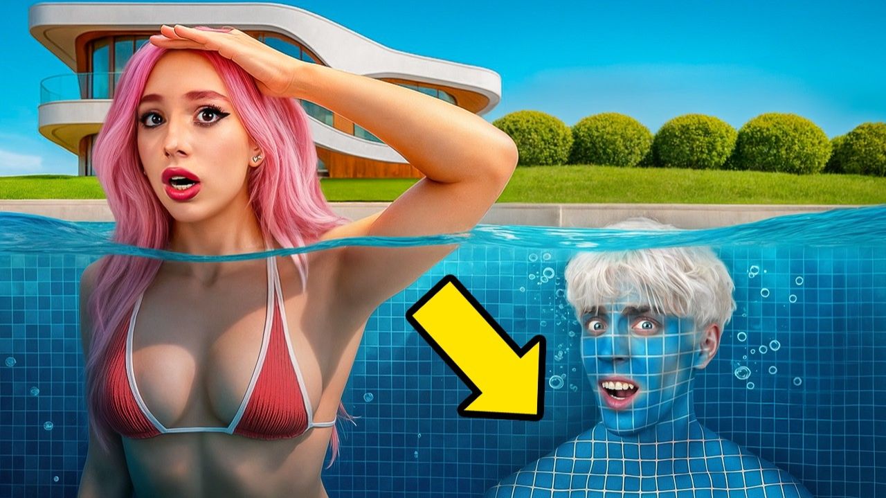 Экстремальный КАМУФЛЯЖ за $1 vs $100,000 ! А4 смотреть онлайн