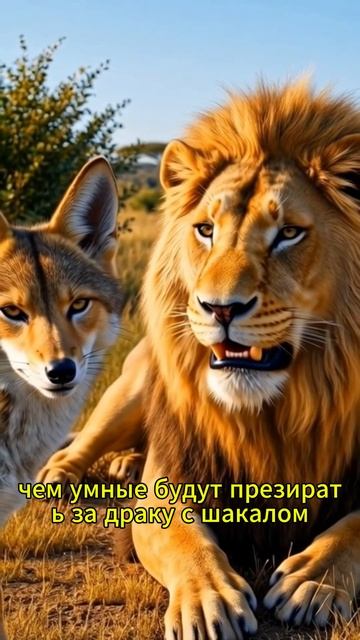 Шакал и лев анекдот