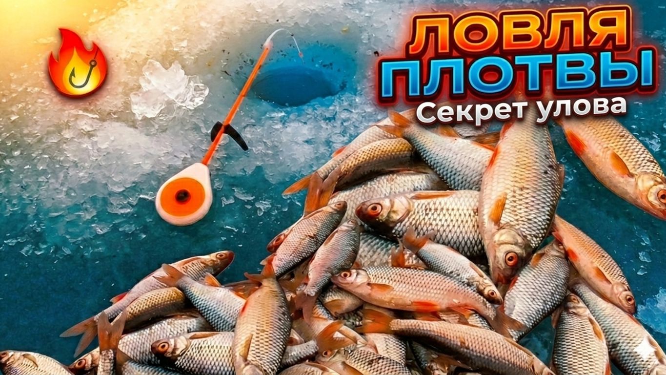 Ловля плотвы на мормышку зимой. Секреты бешеного клёва! смотреть онлайн