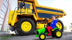 Супер Сеня и ОГРОМНЫЕ Машины! 🚜 Большие Приключения для ДЕТЕЙ