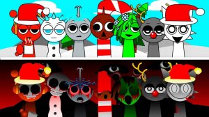 Incredibox - Sprunki ｜ Sprunki Но Это Рождество ｜Нормальная Версия VS Страшной Версии
