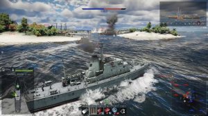 WarTunder. Особенности игры на катерах. Попытка торпедирования эсминца.