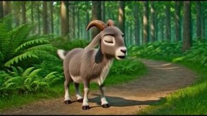 Детская песенка. Жил у бабушки серенький козлик