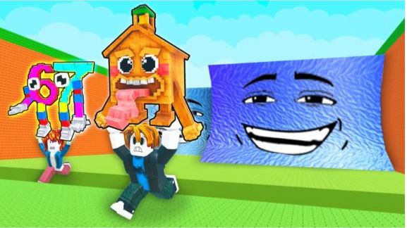 ROBLOX Спаси брейнрот от цунами обзор обновления