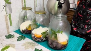 Компот вишневое мохито с апельсином