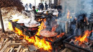 знаменитое корейское блюдо из курицы на большом огне