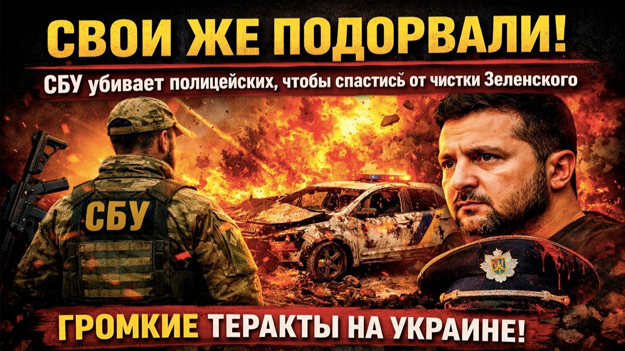 Зеленский готовит большой фарс: взрывы полицейских — разминка перед тотальным обманом смотреть онлайн