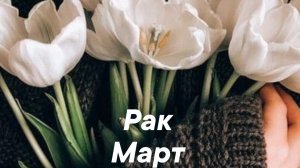 Рак ♋️ Таро Прогноз на Март #рак #2026