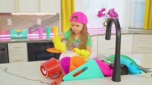 Nastya and her friends learn responsibility