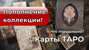 Пополнение коллекции ❤️ Что порадовало? Карты Таро, оракул, игральные карты