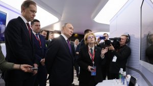 Владимир Путин Посещение выставки Форума будущих технологий, Москва, 25 февраля 2026 года