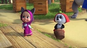 Маша и Медведь красная шапочка