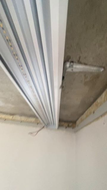 монтаж скрытой гардины пк14