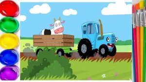 Синий Трактор  для детей в 4К разрешении