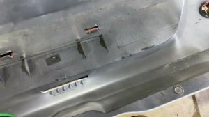 Задний бампер Рено Сандеро 2