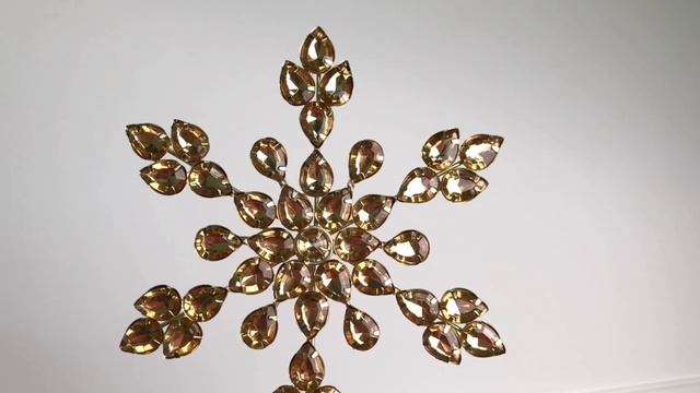 Ёлочная верхушка СНЕЖИНКА ГЕРТИ, металл, пластик, золотая, 26 см, A72100430-1 Ёлочная верхушка СНЕЖИНКА ГЕРТИ, металл, пластик, золотая, 26 см, A72100430-1