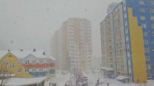 Ого вот это снежок в феврале!