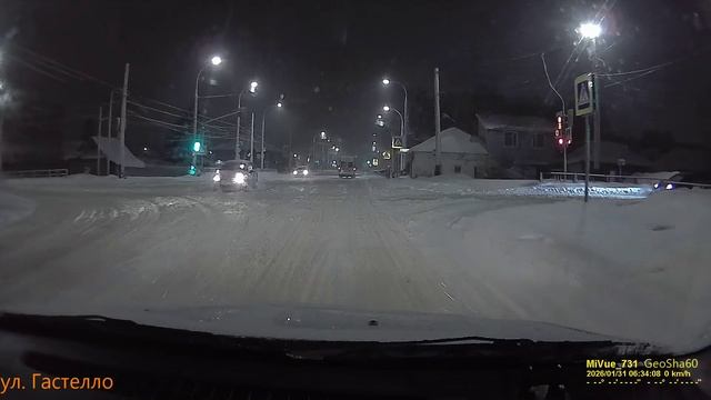 Зима 2026. Часть6. На ЖД вокзал. Снег налипает на щётки.