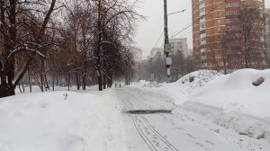 Красивый город. Снег, Москва, февраль