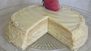 Торт ПЛОМБИР НАПОЛОВИНУ ПОСТНЫЙ! ПРОСТО ТАЕТ во РТУ и ВСЕГДА ПОЛУЧИТСЯ